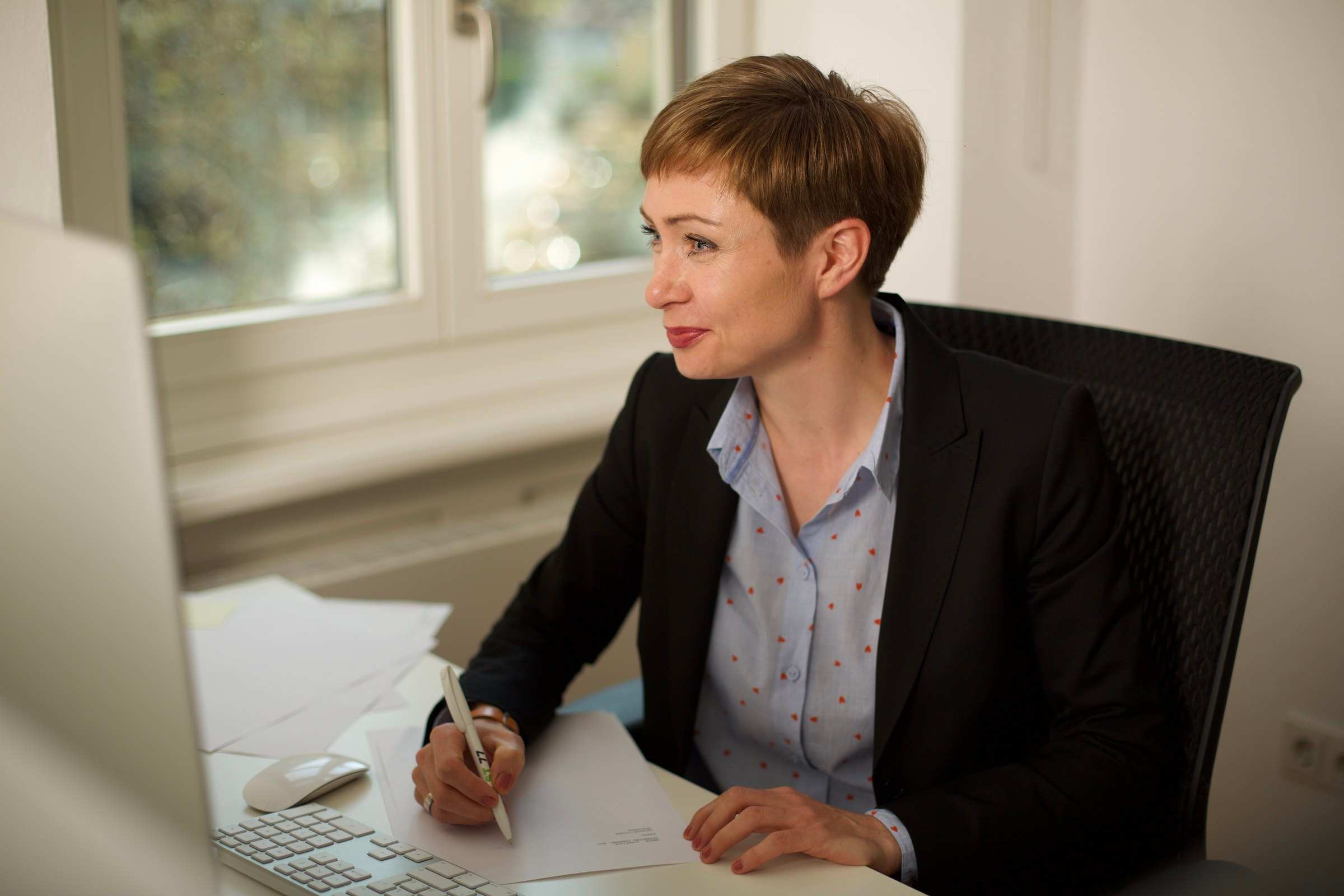 Workplace at the Kronengasse office, Ulm