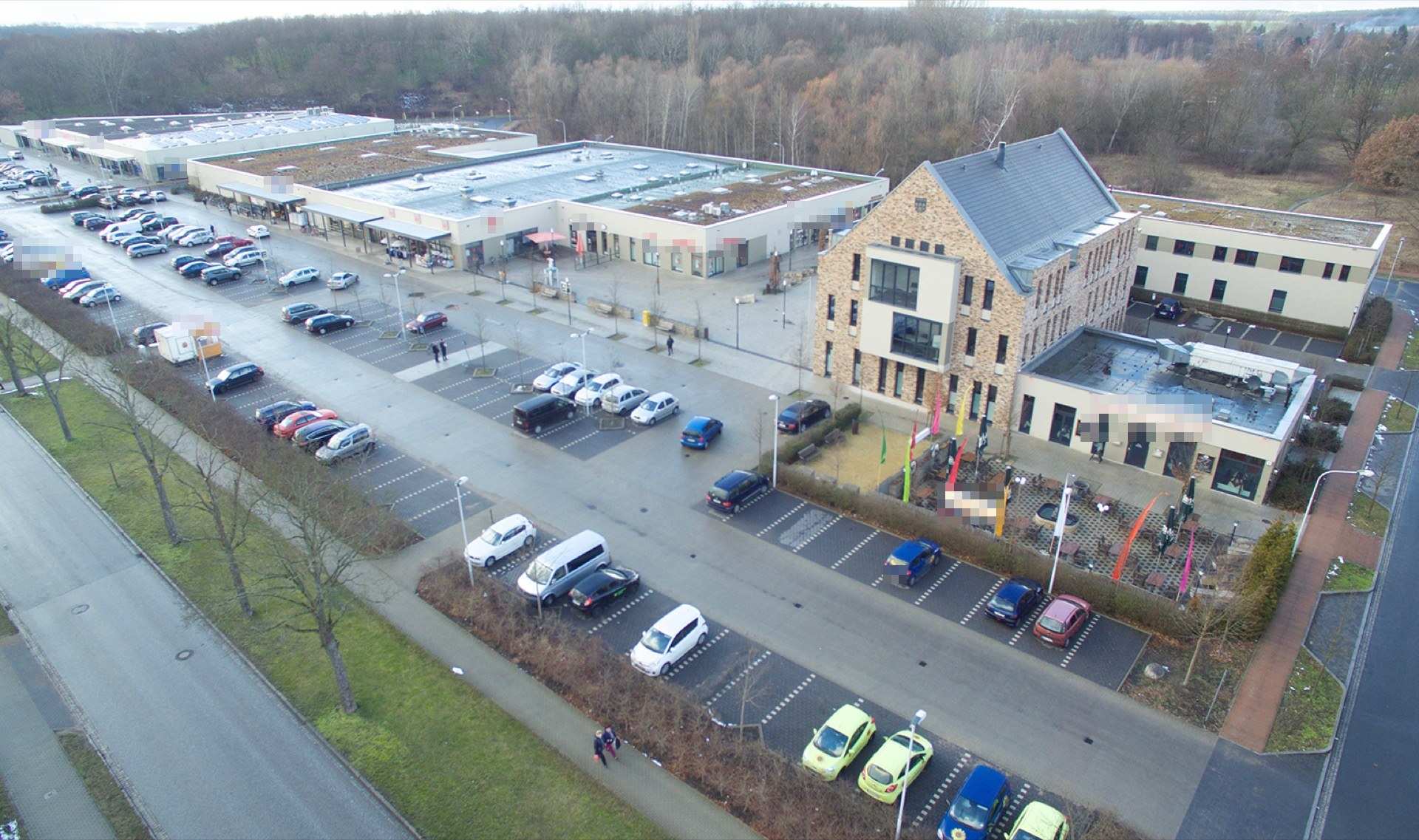 Fachmarktzentrum mit Lebensmittelanker