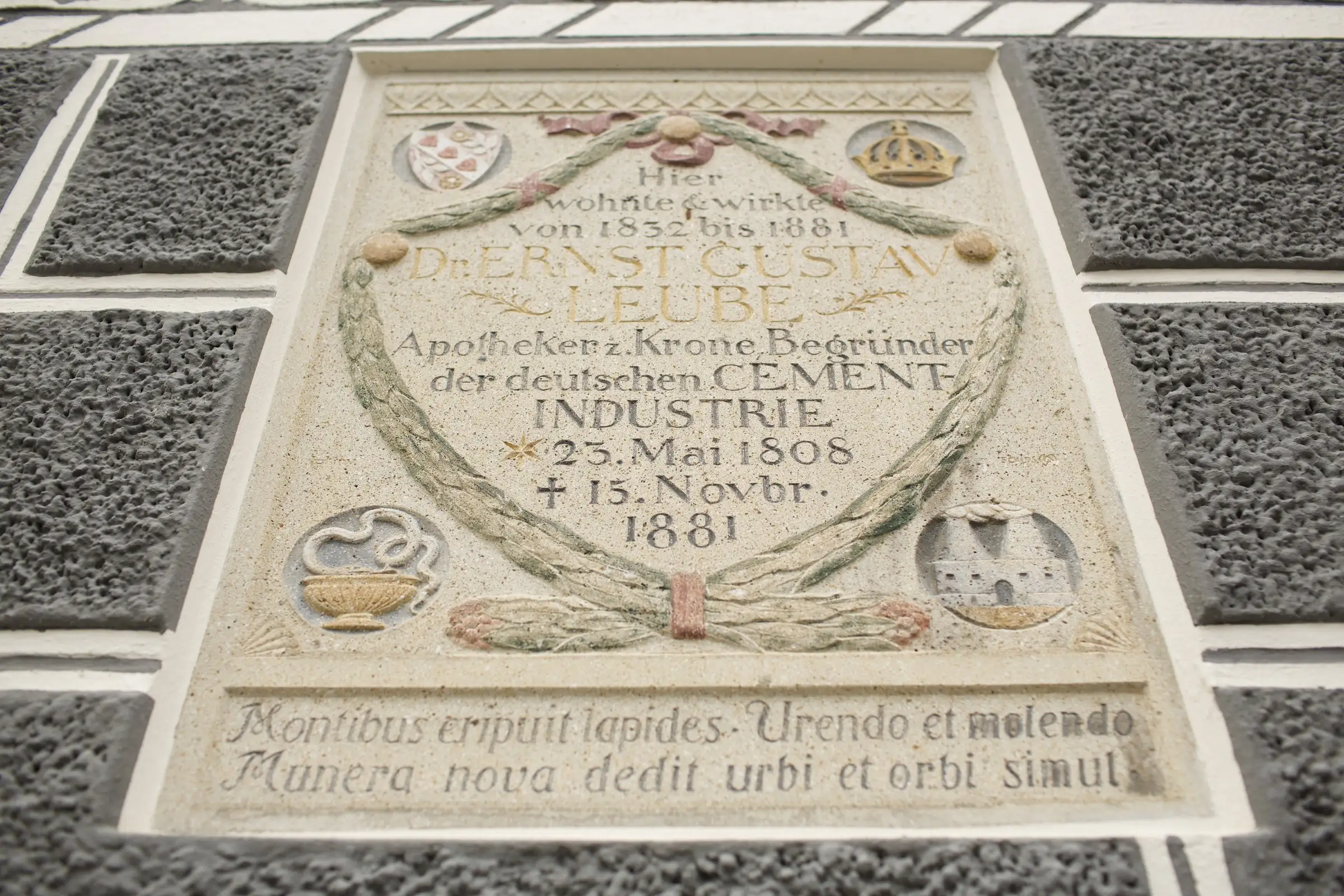 Gedenktafel Dr. Ernst Gustav Leube